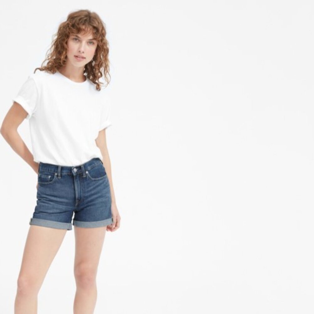 Everlane | The Denim Short in Vintage Dark Blue